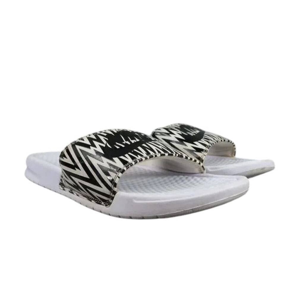 Nike Shoes Womens 10 Sandals Slides Benassi Sport Recovery Comfort Casual Print